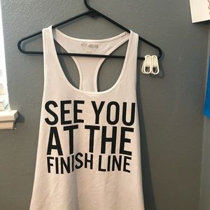 Forever 21 See You At The Finish Line Tank